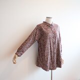 リバティ起毛　ジャック・アンド・チャーリーのゆったりシャツ