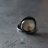 デンドリティックアゲートシルバーリング#12