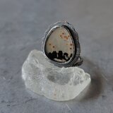 デンドリティックアゲートシルバーリング#11.5