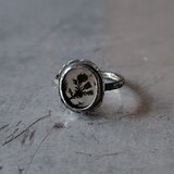 デンドリティックアゲートシルバーリング#11.5