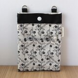 3/31までセール✨帆布の2way移動ポケット　在庫限り　オーガナイザー　ナースポーチ　ボタニカル　No.429