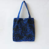 【在庫限り】黒猫プリントバッグ【るり】