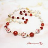 茜の花音ネックレス＊赤瑪瑙