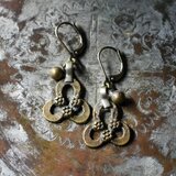 oldアフガンメタルと民族鈴のピアス