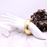 【アメリカ買付】 MONET ゴールドトーン バングル＊Vintage Minimalist Elegance 1980s