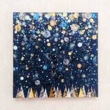 雪の森S6号（アクリル原画）