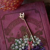 FIX　宿り木　ハットピン　フランスアンティーク　ヴィンテージ　ブロカント