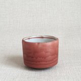 ぐい呑み (輪花赤絵b)