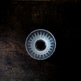 クリアで素敵◆プレスガラス小鉢　猪口　素麺　古道具　クリア　レトロ　ニュートロ 昭和後期