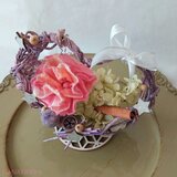 和紙花 幸福のハートアレンジメント PINK