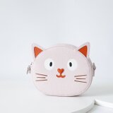 かわいい猫ショルダーバッグ 親子おそろいもOK！