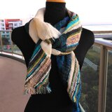 パッチワーク風マフラー（その１）