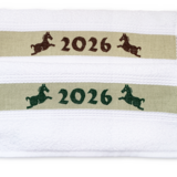 2026年干支【馬】 Twin Horse フェイスタオル2枚セット