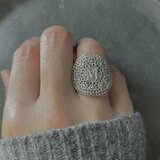 アンティーク刺繍のリング