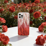 iPhone 16 15 14 13 ケース 螺鈿風 天然貝シェル バラ ソフト 水玉 耐衝撃カバー ケース