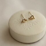 Silver925／結び目ribbon gold