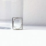【受注制作】Square & Circle リング（シルバー）