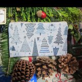 クリスマス　もみの木のポーチ（MS)　祝降誕　イエスキリスト　コスメいれ　カード入れのコピー