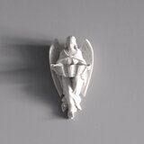 天使 ベニティエ 聖水盤 宗教 ビスク フランス アンティーク 0502292