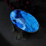 ラブラドライトシルバーバングル