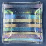 キラキラシックな縞模様の皿ＳＤ６０１