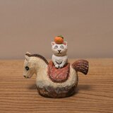 干支の午、お供え餅ねこ付き