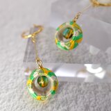 8月18日のためのイヤリング ＋ フックキャンバス《一点もの》