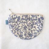 森の仲間たちの半月型ポーチ【ブルー】/ ミニポーチ