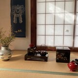 藍染　正月飾り　しめ縄　大サイズ