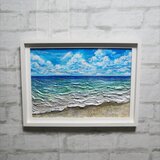 油絵【真夏の海】