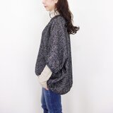 ウールツイードイレギュラーヘムプルオーバー