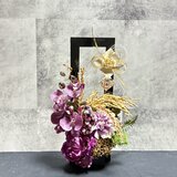 紫苑（しおん）の迎春アレンジ&壁飾り