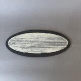 白化粧刷毛目楕円皿