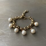 Vintage 70s-80s USA retro swing pearl bracelet