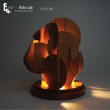 PLUZ｜組み木の灯り テーブルランプ／インテリア／癒し