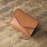 tri fold wallet【NEBRASKA】cognac