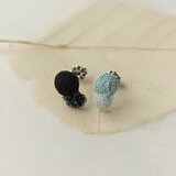 STUDS(pale blue/black)