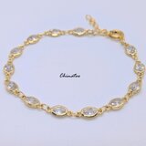 キュービックジルコニア　ブレスレット