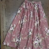 ティアードスカート　ピンク
