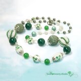 緑花の森ネックレス＊グリーンアベンチュリン