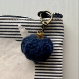 かぼちゃのキーホルダー③（ネイビー）