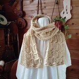 コットン100%のマフラー