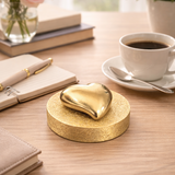 ハート 真鍮ペーパーウェイト