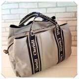 11号帆布（グレー☆2wayにもなるあおりトートバッグ＆ショルダーバッグ