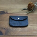 革のぷっくりウォレットN（ブラック） /　コンパクトなお財布