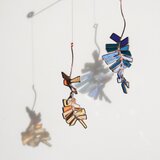 踊るシダの葉 b ＊ガラスモビール