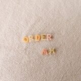 ※オーダー※ヴィンテージ加工帆布x焦茶帆布の三日月トートバッグ