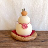 陶器の鏡餅(大サイズ・焼き締め)