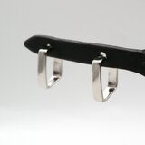 kpierce-065-silver スクエアピアス完成品 3.5×14.5mm(ロジウム・ニッケルフリー)【1ペア】