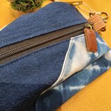 藍染 リュックポシェット
